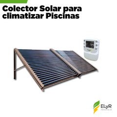Climatizacion SOLAR PREMIUM para Piscinas 50T