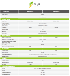 Inversor GROWATT Híbrido SPF 5000ES 48v PARALELIZABLE con Función SUB( pueden funcionar sin baterias) - ELyR Energía Solar