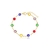 Pulseira Colorida Banhada a Ouro 18k