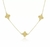 Choker Trevo Banhada a Ouro 18k - comprar online