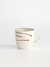 Mugs Porcelana Fushion Blanco y Marrón 6 Piezas - comprar online