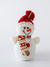 Adorno Colgante Navideño Muñeco de Nieve Blanco 12 Cm - comprar online