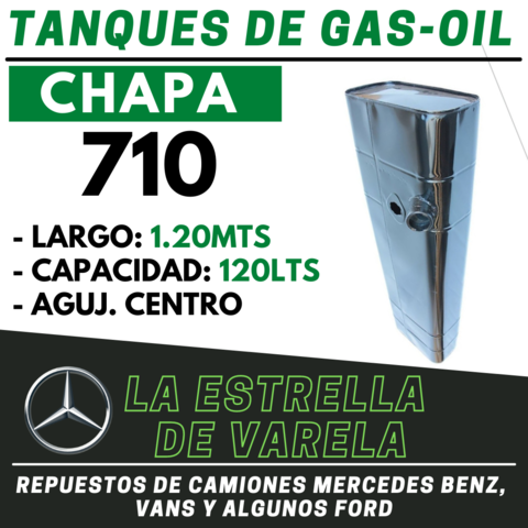 TANQUES DE COMBUSTIBLE GAS-OIL - 710 - 120LTS
