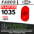 LENTE DE FARO - BAIML - 1035 - ROJO - ( PLASTICO )