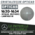 CRISTALES - VIDRIO DE OPTICA - 1218 - 1634 - BAJA - RAYADO - H1