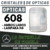 CRISTALES - VIDRIO DE OPTICA - 608 - DER - IZQ - H4