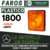 LENTES DE FARO - RR - 1800 - AMBAR - ( PLASTICO )