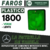 LENTES DE FARO - RR - 1800 - VERDE - ( PLASTICO )