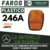 LENTES DE FARO - RR - 246/A - AMBAR - ( PLASTICO )