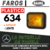 LENTE DE FARO - BAIML - 634 - AMBAR - ( PLASTICO )