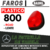 LENTE DE FARO - BAIML - 800 - ROJO - ( PLASTICO )