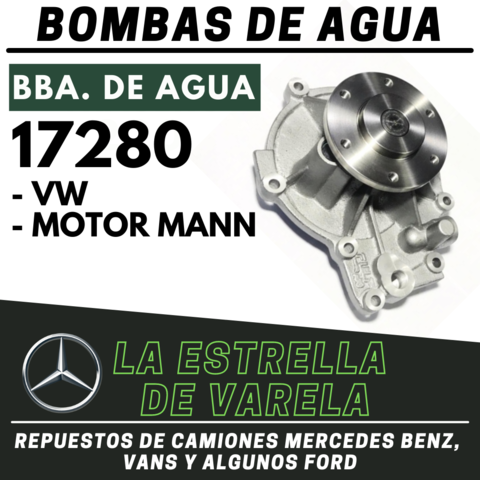 BOMBA DE AGUA - MOTOR MAN - VW 17280
