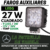 FARO CUADRADO 9 LEDS - 27 WATTS (9 LED X 3 WATTS) - AUXILIAR