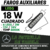 FARO RECTANGULAR 6 LEDS - 18 WATTS (6 LED X 3 WATTS) - comprar online