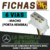 ORO - FICHA - 6 VIAS - MACHO