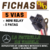 ORO - FICHA - 5 VIAS -MINI RELAY 5 PATAS