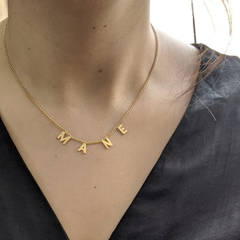 Collar letras personalizado - comprar en línea