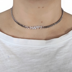 Choker "Happy" con circonias - comprar en línea