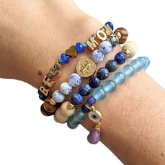 Pulseras azules