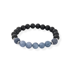 Pulsera con jade y onix