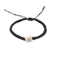 Pulsera con nudo tibetano y buda