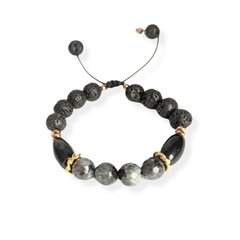 Pulsera difusor labradorita