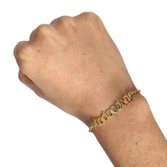 Pulsera "todopasa" grande con cadena - comprar en línea