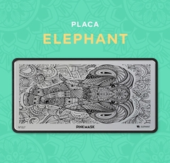 Placa de Stamping Elephant #17 Pink Mask