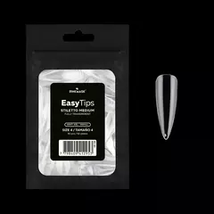 Easy Tip - Stiletto Medium - Size 4 Refill Pink Mask