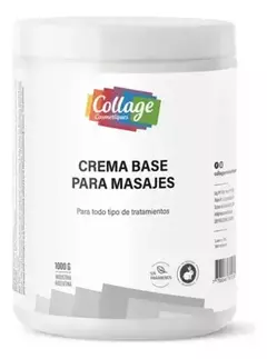 Crema Base Para Masajes Collage x 1000gr