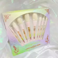 Set de brocha para maquillaje 8pcs en caja pastel