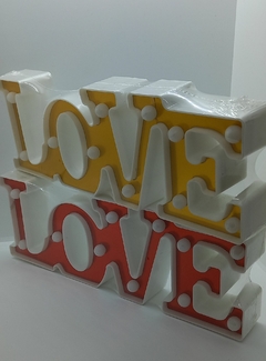 Luz Led 3D Frase Love