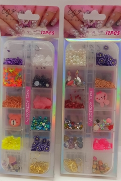 Imagen de Box Apliques Deco/Perlas/Strass/Kawaii