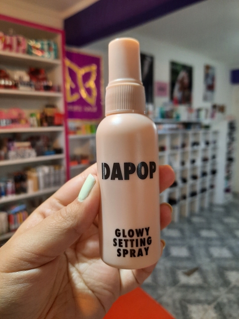 Spray Fijador de Maquillaje con Brillo - Dapop