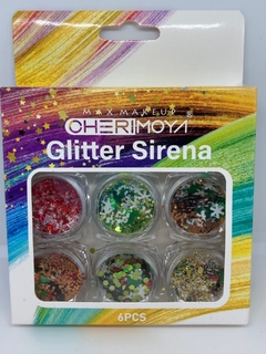 Glitter Sirena Cherimoya (6 Unidades)