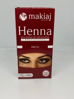 Henna Makiaj para Cejas Color Negro