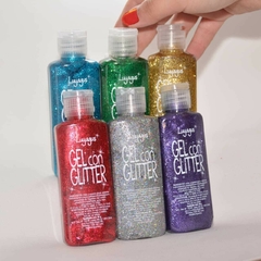 Gel Con Glitter En Botella