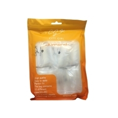 Bolsa de Tips Soft Gel Pre limados 600Pcs City Girl (Ballerina cortos y Almendra) - comprar online