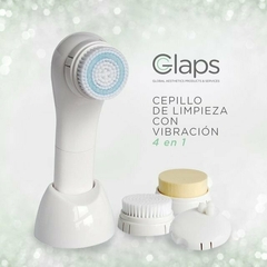 CEPILLO DE LIMPIEZA CON VIBRACIÓN 4 EN 1 GLAPS