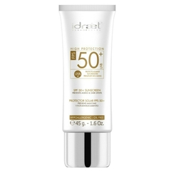 IDRAET Crema protector solar SPF 50 sin color facial 45 gr