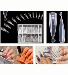 Cápsulas Dual Stiletto 120Pcs Medidas Del 0 Al 10 (0054)