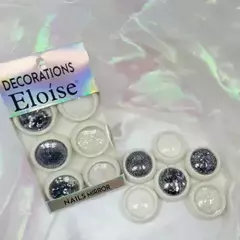 ELOISE DECORACION PARA UÑAS GRIS/BLANCO SP6320