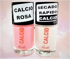 Esmalte Comun Calcio Rosita (Blanco-Rosa)