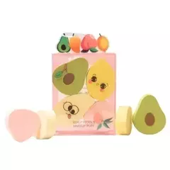 Esponja Para Maquillaje Frutal x 4 Uds.