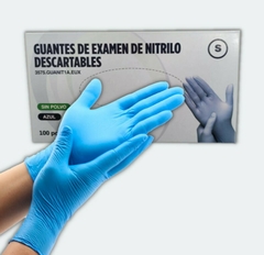 Guantes de Nitrilo EUROMIX (Talle S) x 100 Uds.