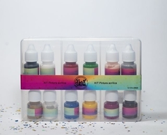 Pinturas Acrilicas KIT X12 UNIDADES Nail Show