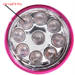 Mini lámpara Led UV para uñas de Gel (9 linternas LED) - comprar online
