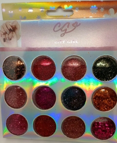 Box Glitter 12 Divisiones - Insumos Beauty Full