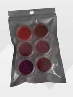 Set Glitter / Purpurina x 6