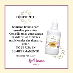 Diluyente Las Varano (Solo para Esmalte Tradicional) - comprar online